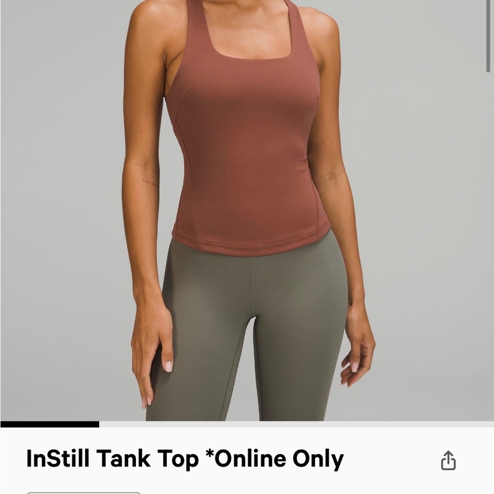 Lululemon instill tank top